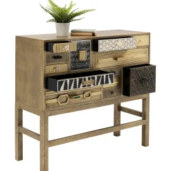 KARE Design Buffets Hauts|Commode Haute Chalet Dore 13 Tiroirs