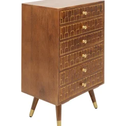 KARE Design Buffets Hauts|Commode Haute Muskat 6 Tiroirs