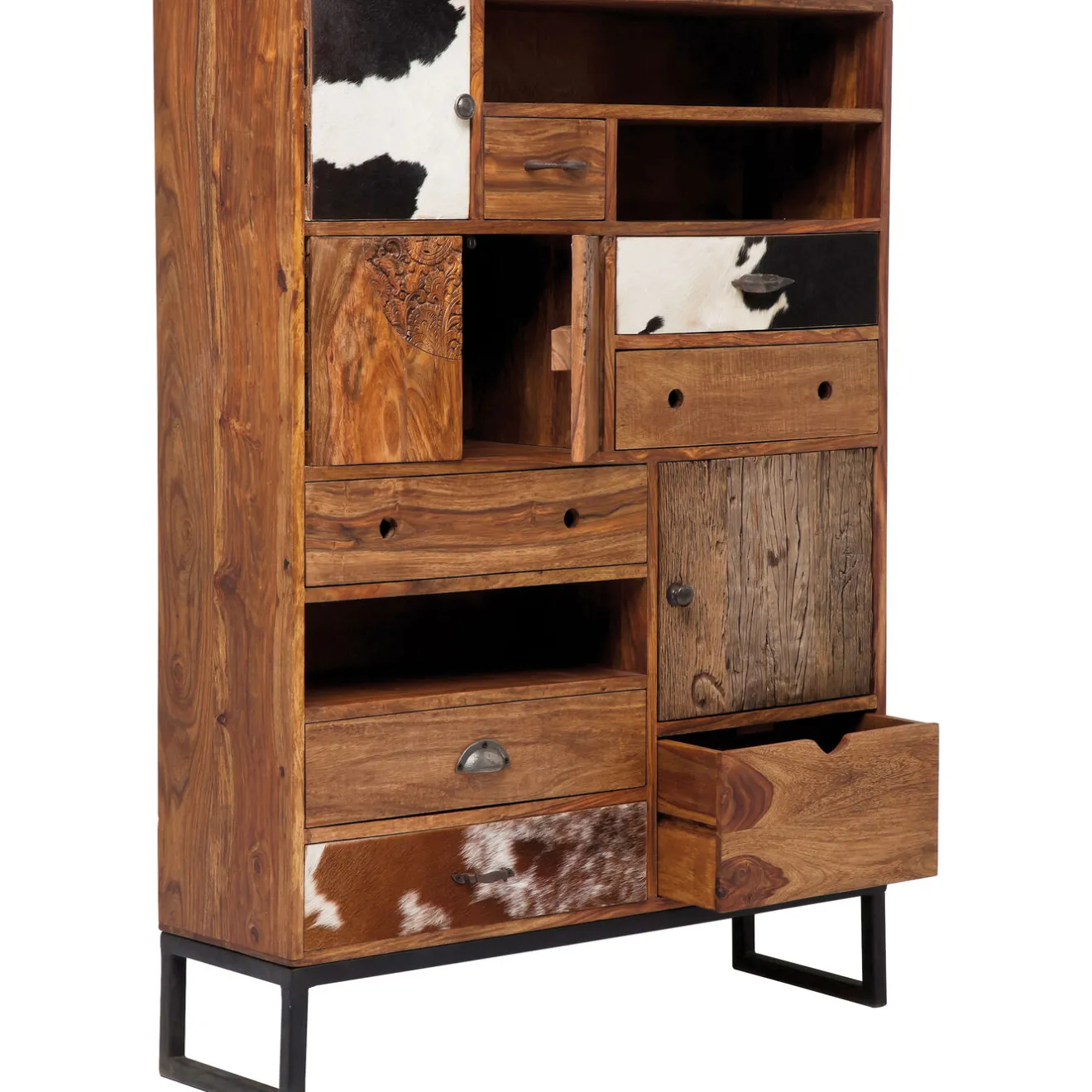 KARE Design Buffets Hauts|Commode Haute Rodeo 3 Portes,8 Tiroirs