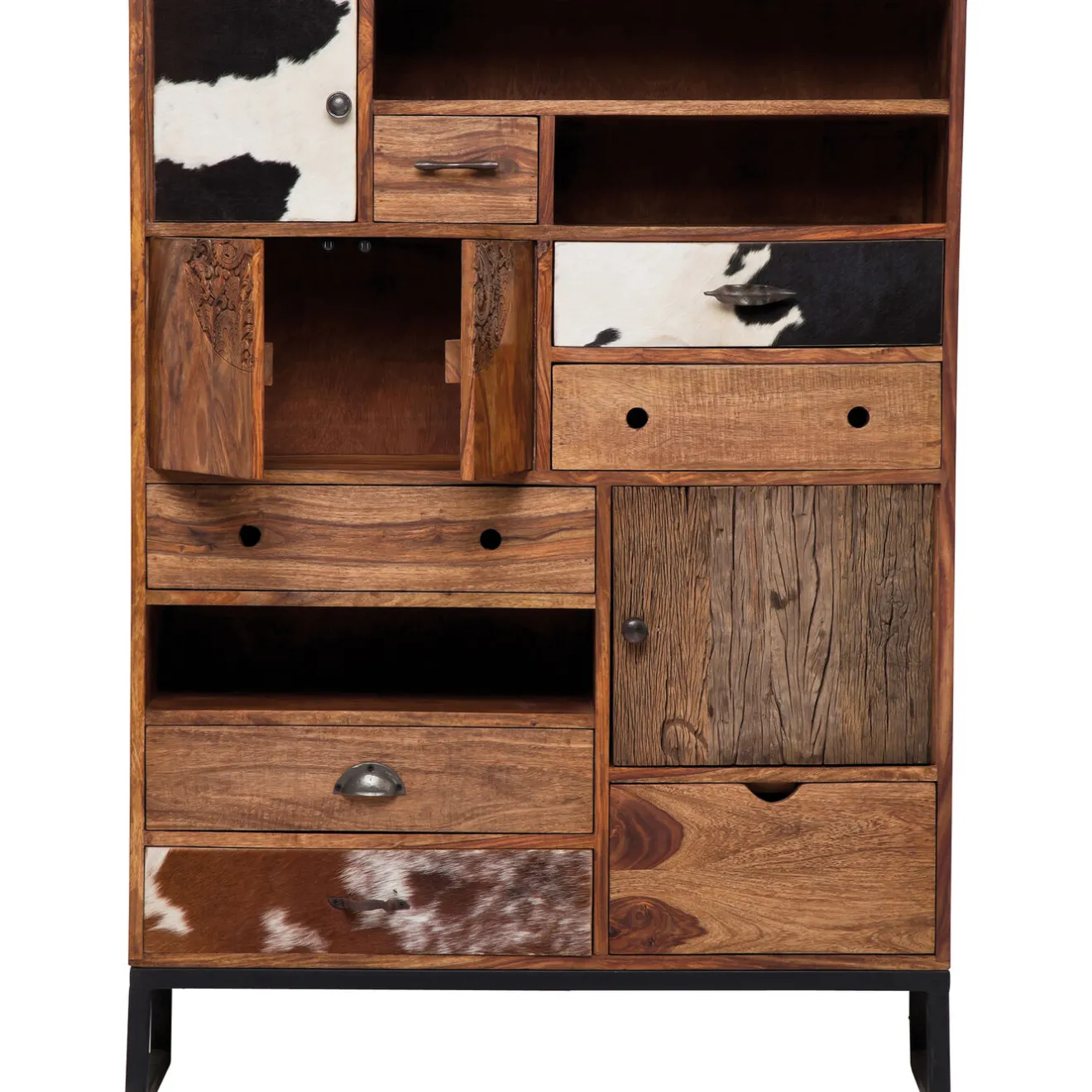KARE Design Buffets Hauts|Commode Haute Rodeo 3 Portes,8 Tiroirs