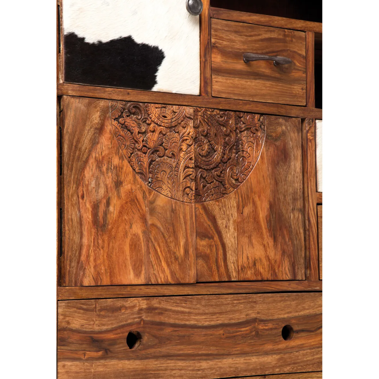 KARE Design Buffets Hauts|Commode Haute Rodeo 3 Portes,8 Tiroirs
