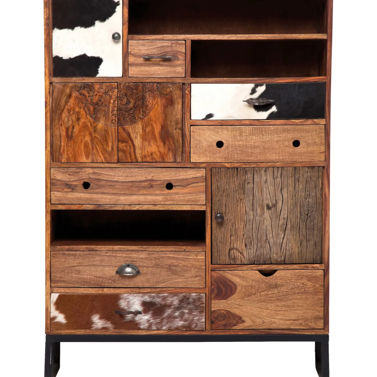 KARE Design Buffets Hauts|Commode Haute Rodeo 3 Portes,8 Tiroirs