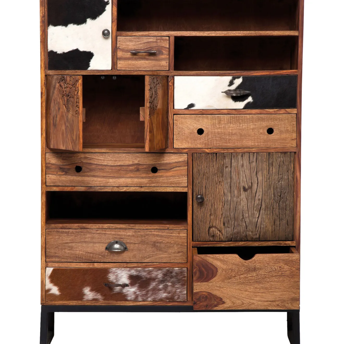 KARE Design Buffets Hauts|Commode Haute Rodeo 3 Portes,8 Tiroirs