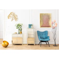KARE Design Commodes|Commode Luxury Champagne 2-Portes,1-Tiroir