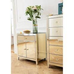 KARE Design Commodes|Commode Luxury Champagne 2-Portes,1-Tiroir