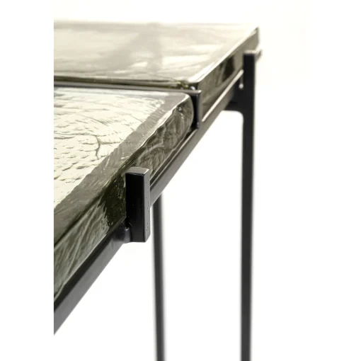 KARE Design Consoles|Console Ice Noir 98X80Cm