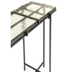 KARE Design Consoles|Console Ice Noir 98X80Cm