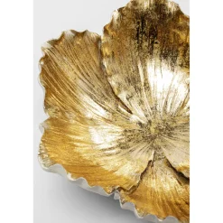 KARE Design Coupes Décoratives|Coupe Décorative Flower Bloom Creme-Dore O25Cm