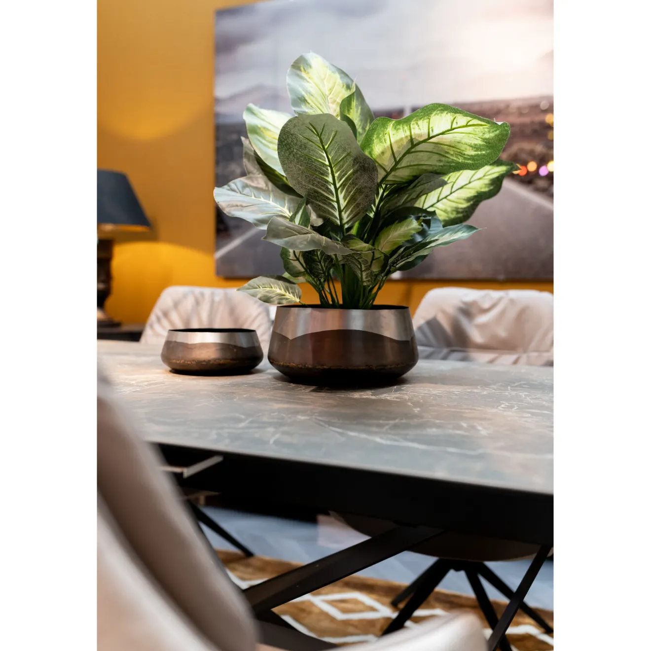 KARE Design Coupes Décoratives|Coupe Décorative Nora Anthracite O30Cm