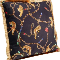KARE Design Coussins Avec Garnissage|Coussin Tiger Chain Noir 45X45Cm