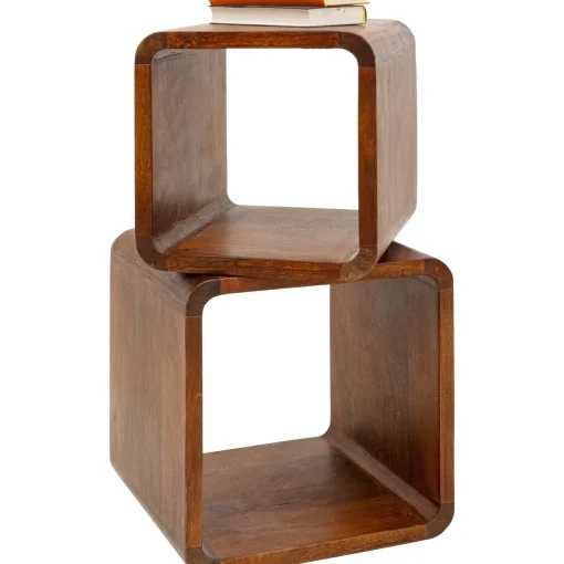 KARE Design Etagères Cubes|Cubes Carres Authentico (Set De 2)