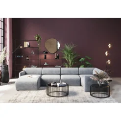 KARE Design Canapés D'Angle|Ensemble De Canapés 1 Lucca Gris Gauche 328Cm