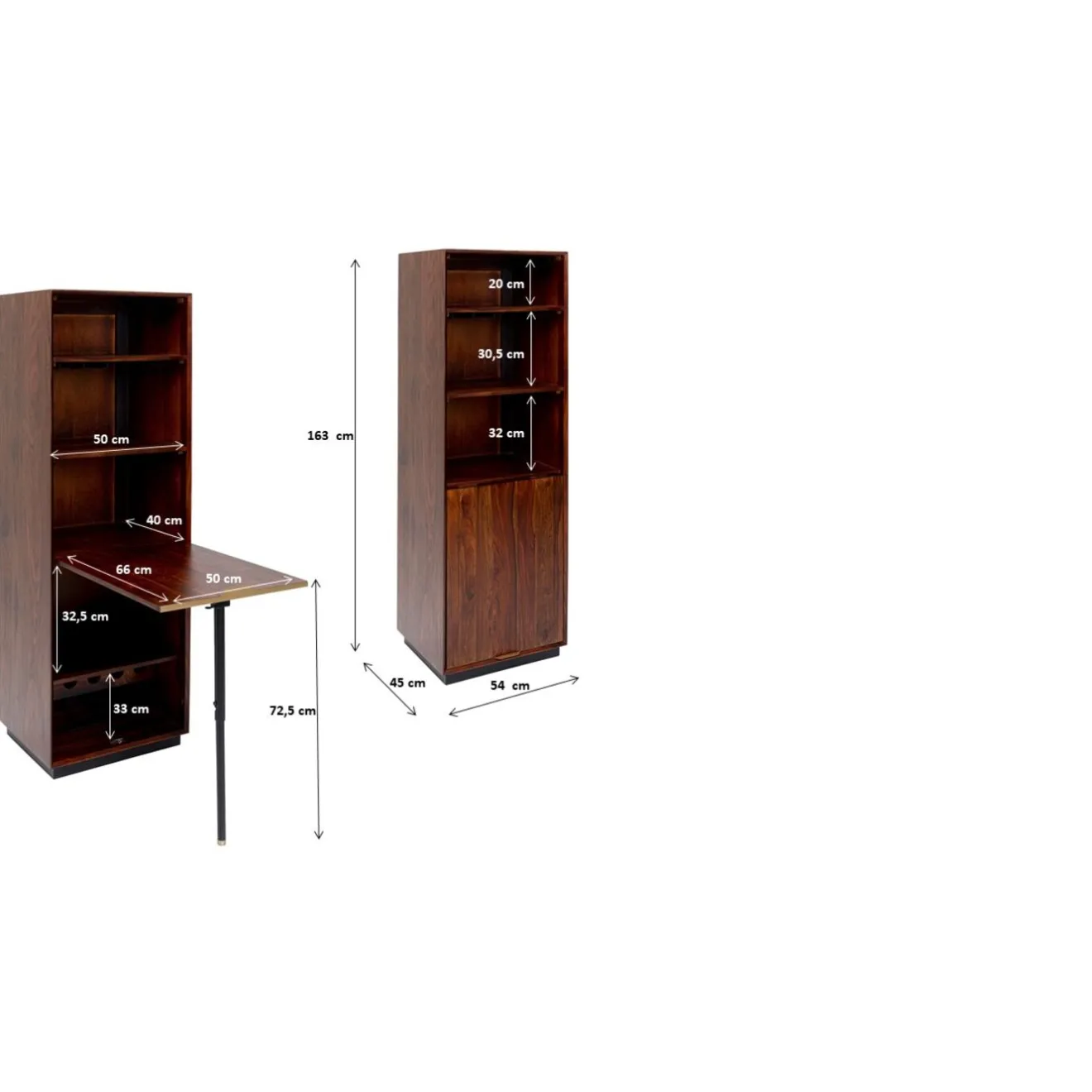 KARE Design Autres Etagères|Etagere Avec Table Ravello 54X163Cm