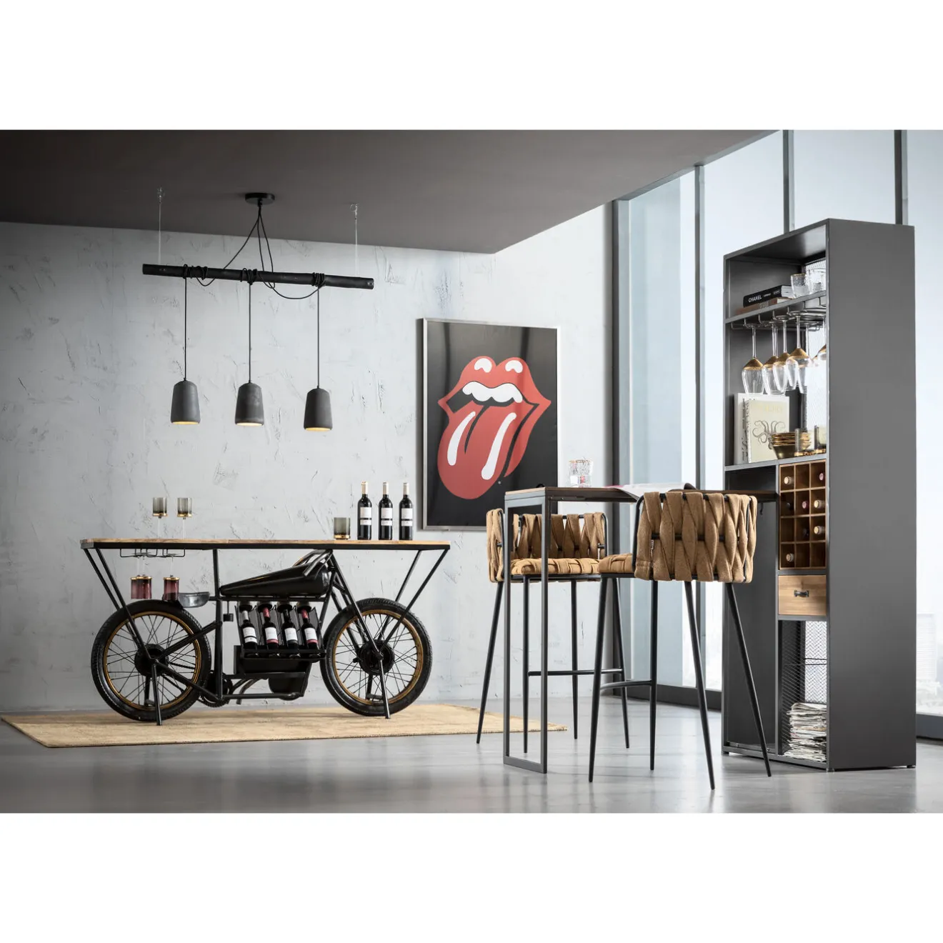 KARE Design Meubles De Bar|Etagere De Bar Vinoteca 80X201Cm