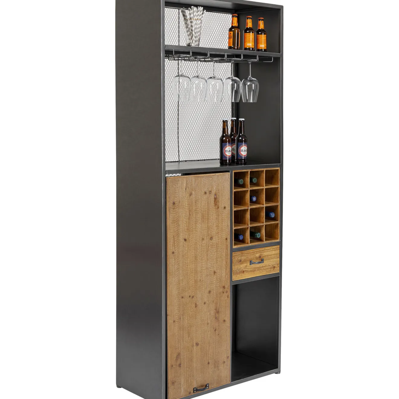 KARE Design Meubles De Bar|Etagere De Bar Vinoteca 80X201Cm