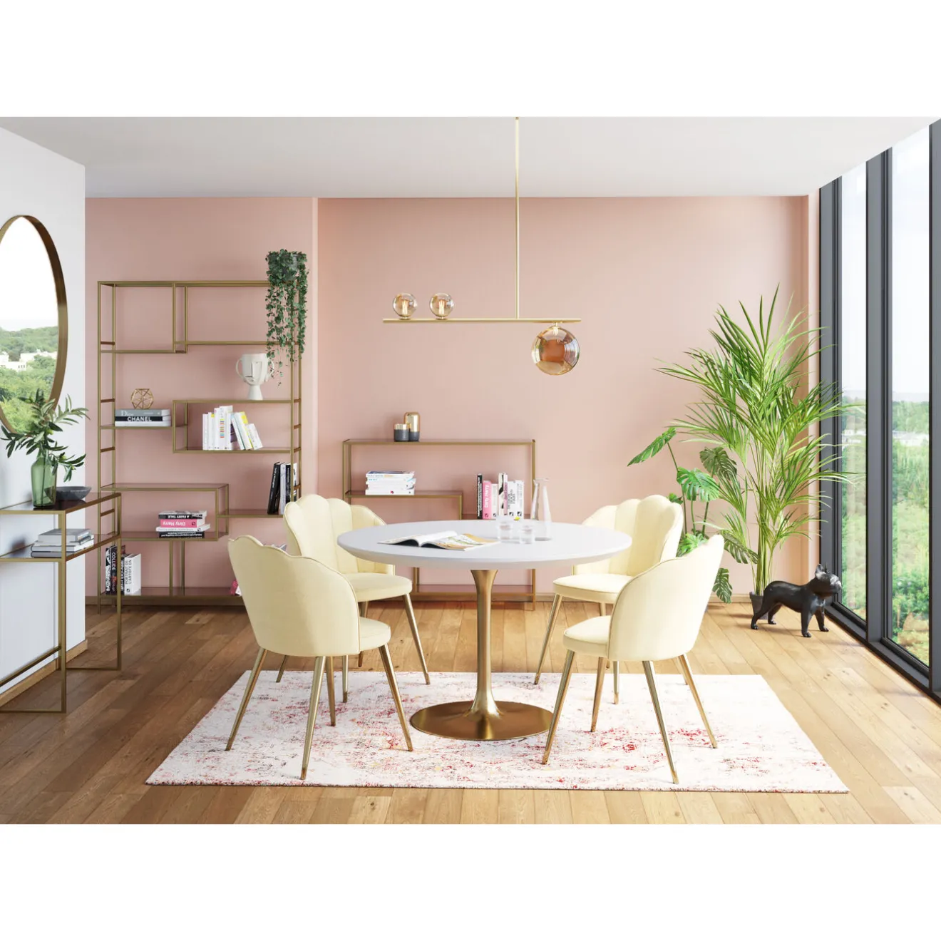 KARE Design Etagères De Séparation|Etagere Loft Dore 115X195Cm