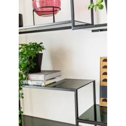 KARE Design Etagères De Séparation|Etagere Loft Noir 115X195Cm