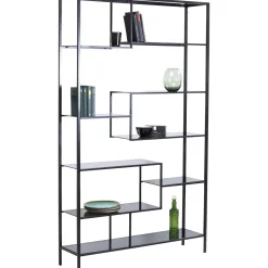 KARE Design Etagères De Séparation|Etagere Loft Noir 115X195Cm
