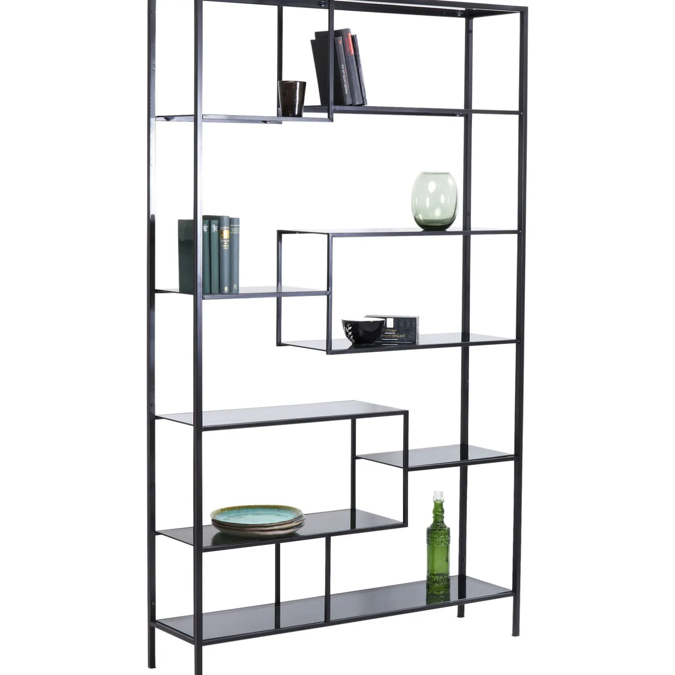 KARE Design Etagères De Séparation|Etagere Loft Noir 115X195Cm
