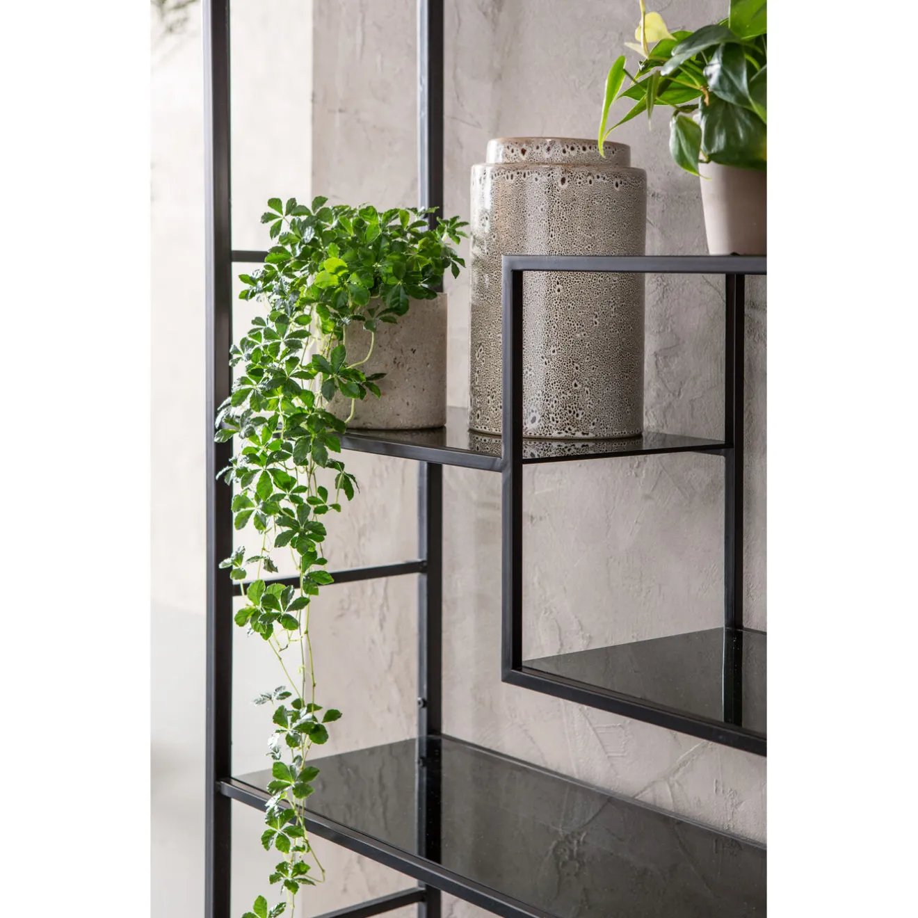 KARE Design Etagères De Séparation|Etagere Loft Noir 115X195Cm