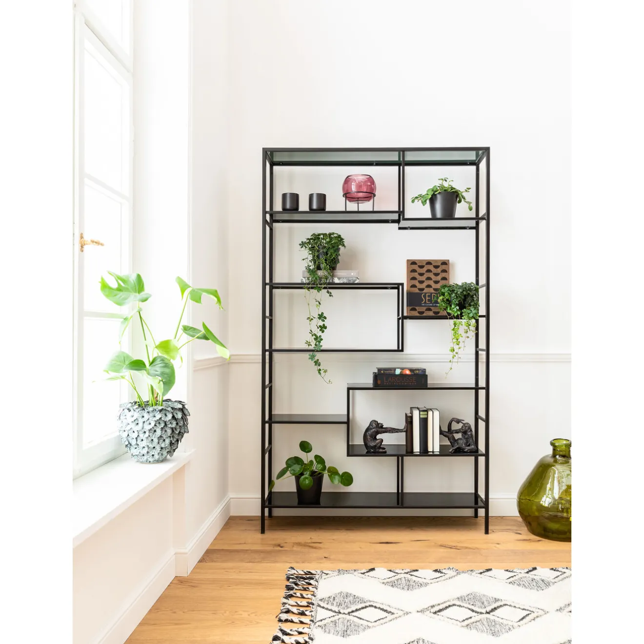 KARE Design Etagères De Séparation|Etagere Loft Noir 115X195Cm