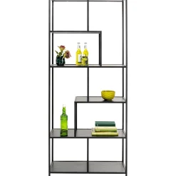 KARE Design Etagères De Séparation|Etagere Loftie Noir 77X185Cm