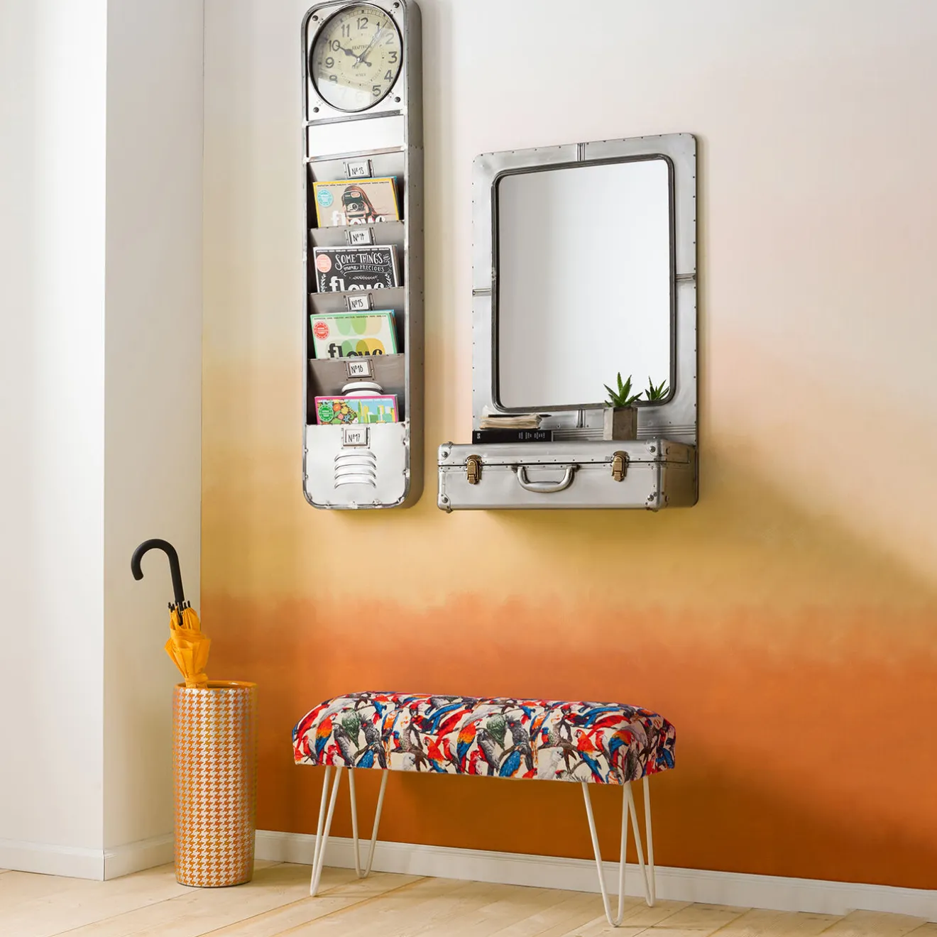 KARE Design Etagères Murales|Etagere Murale Thinktank Kontor 30X124Cm