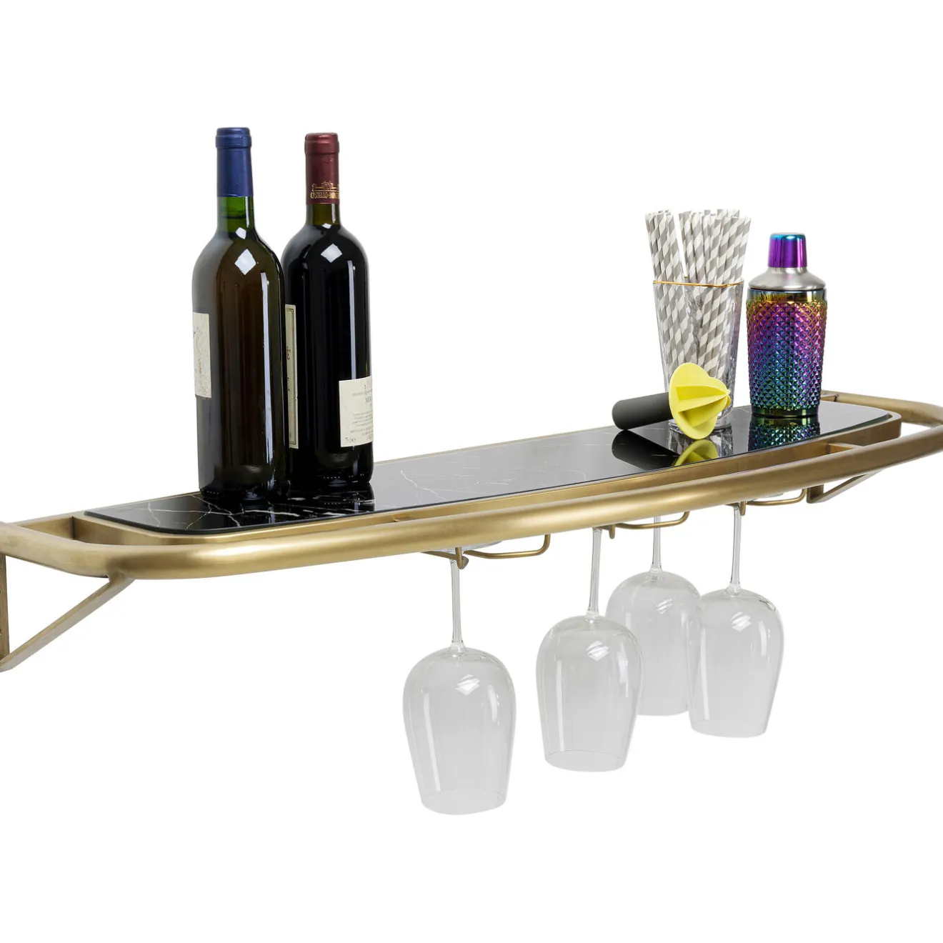 KARE Design Etagères Murales|Etagere Murale Treviso Dore 120X10Cm