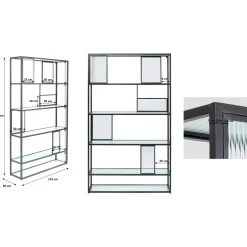 KARE Design Etagères De Séparation|Etagere Skyler 115X195Cm