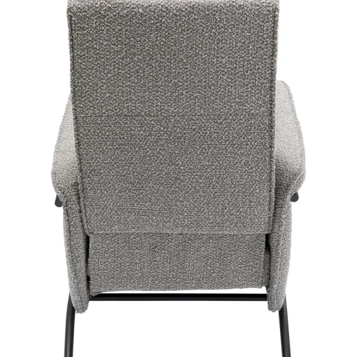 KARE Design Fauteuils Relax|Fauteil Relax Lazy Gris