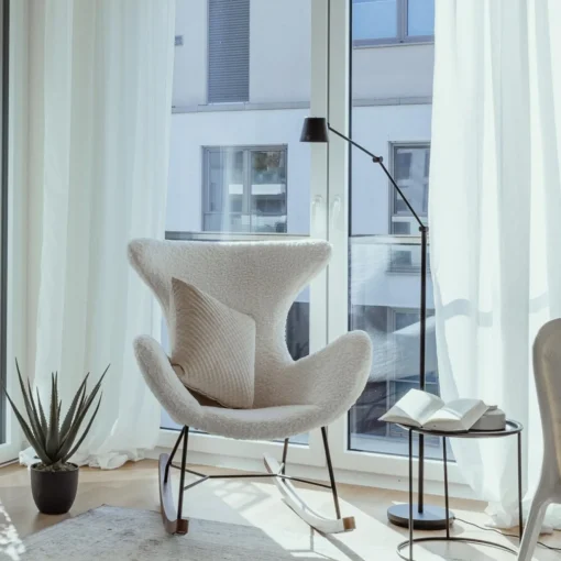 KARE Design Fauteuils À Bascule|Fauteuil À Bascule Balance Blanc
