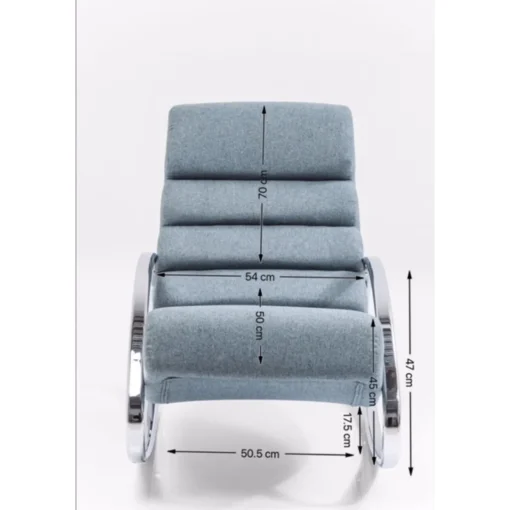 KARE Design Fauteuils À Bascule|Fauteuil À Bascule Manhattan Grey Beige