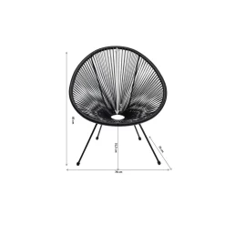 KARE Design Mobilier Lounge|Fauteuil Acapulco Cherry