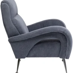 KARE Design Fauteuils Club|Fauteuil Berat Gris