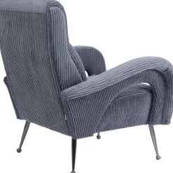 KARE Design Fauteuils Club|Fauteuil Berat Gris