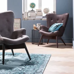 KARE Design Fauteuils À Oreilles|Fauteuil Black Angels Wings Marron Econo