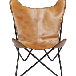 KARE Design Fauteuils À Oreilles|Fauteuil California Cuir Marron