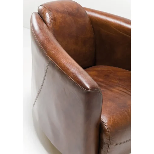 KARE Design Fauteuils Club|Fauteuil Cigar Lounge Marron