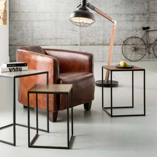 KARE Design Fauteuils Club|Fauteuil Cigar Lounge Marron