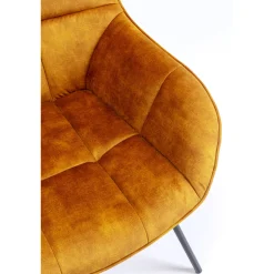 KARE Design Autres Fauteuils|Fauteuil Dave Ambre
