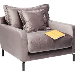 KARE Design Fauteuils Club|Fauteuil Lullaby Taupe