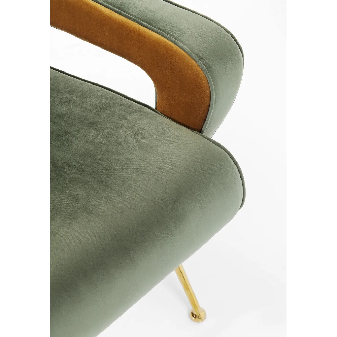 KARE Design Fauteuils Club|Fauteuil Luna Haut Dossier Vert