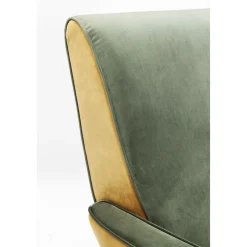 KARE Design Fauteuils Club|Fauteuil Luna Haut Dossier Vert