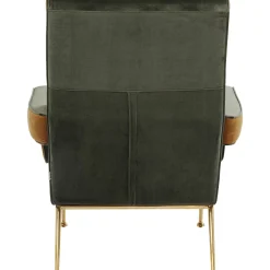 KARE Design Fauteuils Club|Fauteuil Luna Haut Dossier Vert