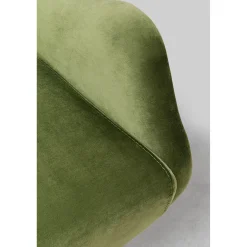 KARE Design Fauteuils Pivotants|Fauteuil Pivotant Bellissima Velours Vert