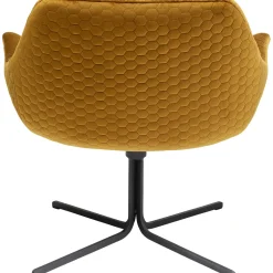 KARE Design Fauteuils Pivotants|Fauteuil Pivotant Bristol Jaune