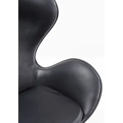 KARE Design Fauteuils Pivotants|Fauteuil Pivotant Lounge Noir-Noyer