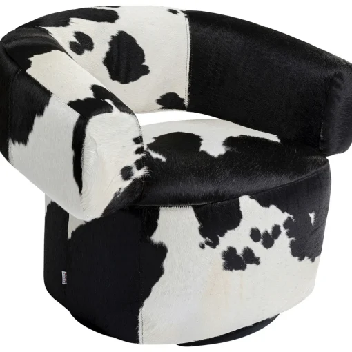 KARE Design Fauteuils Pivotants|Fauteuil Pivotant Maye Cow
