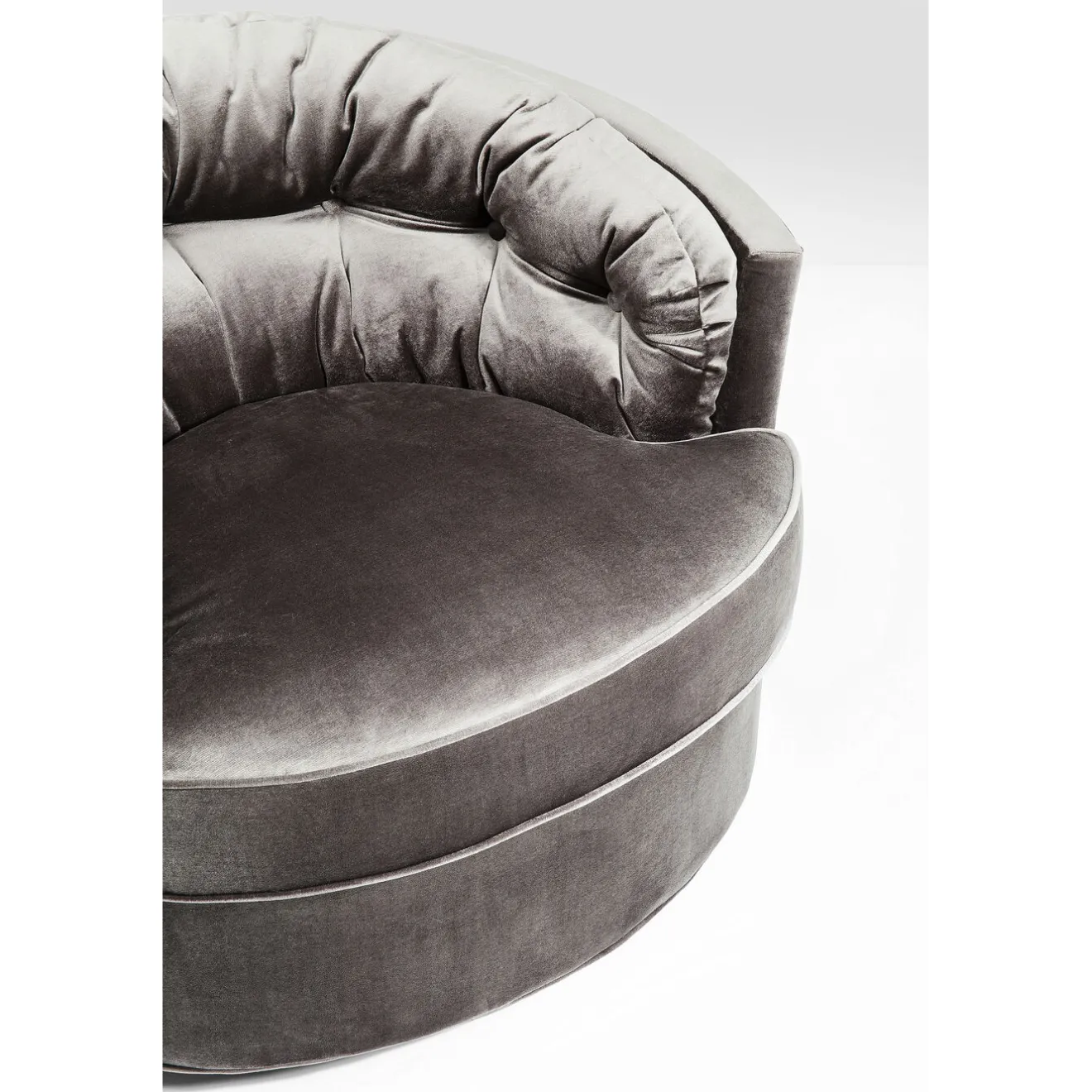 KARE Design Fauteuils Pivotants|Fauteuil Pivotant Music Hall Gris