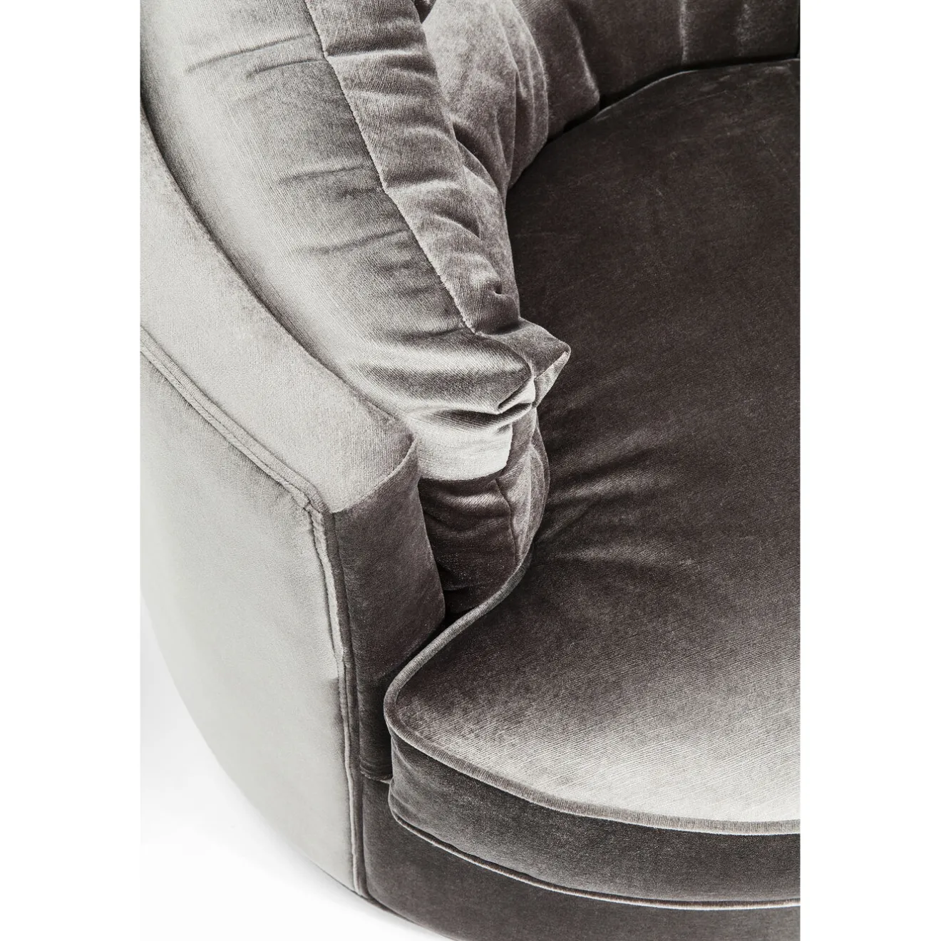 KARE Design Fauteuils Pivotants|Fauteuil Pivotant Music Hall Gris